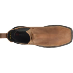 Double H Men's Heisler 5" Square Toe Western Work Boot- Brown - DH5363 -Rocky Store DH5363 500xauto Outsole