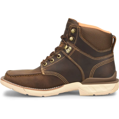 Double H Men's Brunel 6" Moc Toe Western Work Boot - Brown - DH5372 6 Double H Men's Brunel 6" Moc Toe Western Work Boot - Brown - DH5372 - Image 4