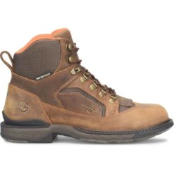 Double H Men's Brigand 6" Comp Toe WP Lacer Work Boot -Brown- DH5424