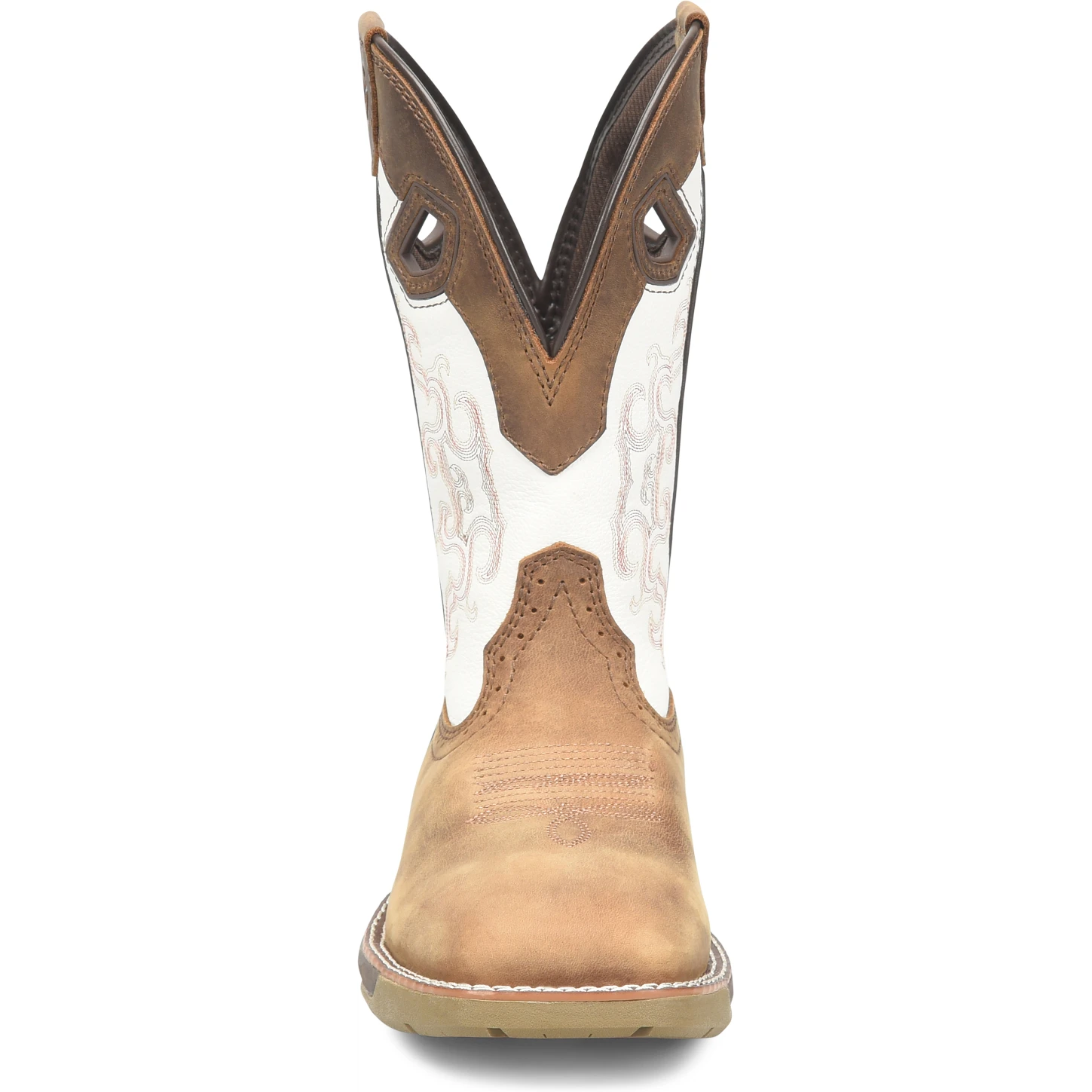 Double H Women's Brave 10" Wide ST Western Work Boot -Brown- DH5425 5 Double H Women's Brave 10" Wide ST Western Work Boot -Brown- DH5425 - Image 3