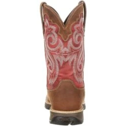 Durango Women's Lady Rebel 10" Comp Toe WP Western Work Boot - DRD0220 -Rocky Store DRD0220 back