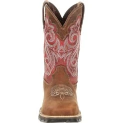 Durango Women's Lady Rebel 10" Comp Toe WP Western Work Boot - DRD0220 -Rocky Store DRD0220 front