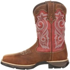 Durango Women's Lady Rebel 10" Comp Toe WP Western Work Boot - DRD0220 -Rocky Store DRD0220 instep profile