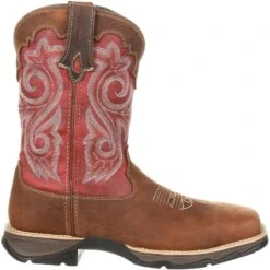Durango Women's Lady Rebel 10" Comp Toe WP Western Work Boot - DRD0220 -Rocky Store DRD0220 profile