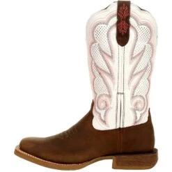 Durango Women's Lady Rebel Pro 12" Square Toe Ventilated Western Boot -Rocky Store DRD0392 instep profile