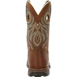 Durango Women's Maverick 10" Soft Toe WP Western Work Boot - DRD0417 -Rocky Store DRD0417 back
