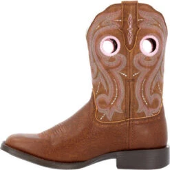 Durango Women's Westward 10" Square Toe Western Work Boot -Brown- DRD0445 -Rocky Store DRD0445 5 LARGE 23e0df86 8725 47b8 bb72 b6cfc94fb7b6