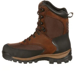 Rocky Men's Core 8" WP 800G Ins Outdoor Boot - Brown - FQ0004753 -Rocky Store FQ0004753 instep profile