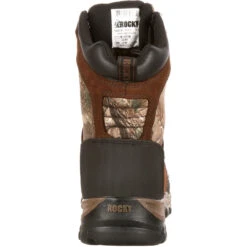 Rocky Men's Core 8" WP 400G Ins Outdoor Hunt Boot - Brown - FQ0004754 -Rocky Store FQ0004754 back