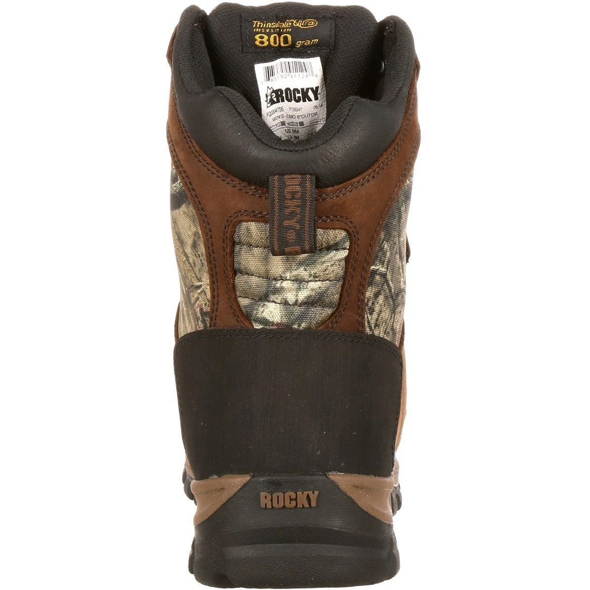 Rocky Men's Core 8" WP 800G Thinsulate Hunt Boot - Brown - FQ0004755 5 Rocky Men's Core 8" WP 800G Thinsulate Hunt Boot - Brown - FQ0004755 - Image 3