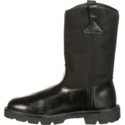 Rocky Men's Warden Pull-On Wellington Duty Boot - Black - FQ0006300 12 Rocky Men's Warden Pull-On Wellington Duty Boot - Black - FQ0006300 -Rocky Store FQ0006300 4