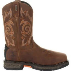 Georgia Men's Carbo-Tec LT 11" Stl Toe WP Western Boot -Brown- GB00264 -Rocky Store GB00264 3