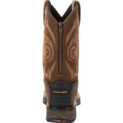 Georgia Men's Carbo-Tec LT 11" Stl Toe WP Western Boot -Brown- GB00264 -Rocky Store GB00264 5