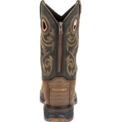 Georgia Men's Carbo-Tec LT 11" Stl Toe WP Western Boot -Brown- GB00267 -Rocky Store GB00267 5