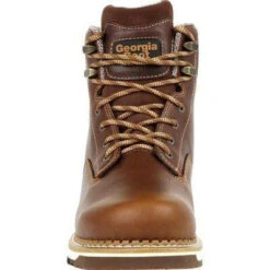 Georgia Men's AMP LT Wedge Soft Toe WP Work Boot - Brown - GB00350 -Rocky Store GB00350 4