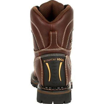 Georgia Women's AMP LT Logger Alloy Toe WP Work Boot - Brown - GB00428 7 Georgia Women's AMP LT Logger Alloy Toe WP Work Boot - Brown - GB00428 - Image 5
