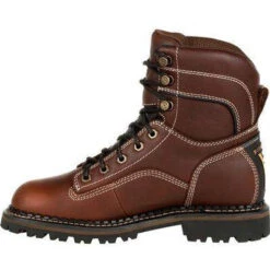 Georgia Women's AMP LT Logger Alloy Toe WP Work Boot - Brown - GB00428 12 Georgia Women's AMP LT Logger Alloy Toe WP Work Boot - Brown - GB00428 -Rocky Store GB00428 6