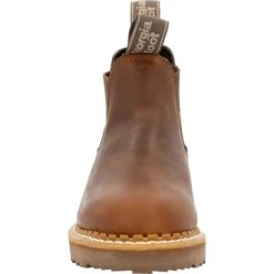 Georgia Women's Giant Revamp 5" WP Pull-On Chelsea Boot Brown- GB00432 -Rocky Store GB00432 front