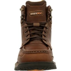 Georgia Men's Athens 360 5" Soft Toe WP Work Boot - Brown - GB00439 -Rocky Store GB00439 front