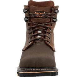 Georgia Men's Amp Lt Power 6" Wedge Comp Toe Work Boot -Brown- GB00519 -Rocky Store GB00519 3 LARGE 7070f885 a990 49cf b5c7 c4592cdcd1f7