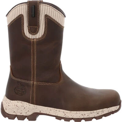 Georgia Women's Eagle Trail 10" WP Alloy Toe Work Boot -Brown- GB00557 4 Georgia Women's Eagle Trail 10" WP Alloy Toe Work Boot -Brown- GB00557 - Image 2