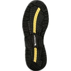 Michelin Men's HydroEdge 6" Alloy Toe WP Metguard Work Boot- Black- MIC0005 -Rocky Store MIC0005 outsole