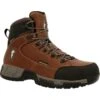 Michelin Men's HydroEdge 6" Alloy Toe WP PR Work Boot - Brown- MIC0006 -Rocky Store MIC0006
