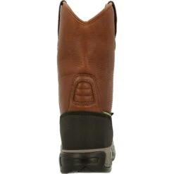 Michelin Men's HydroEdge 11" Alloy Toe WP Metguard Work Boot- Black- MIC0007 11 Michelin Men's HydroEdge 11" Alloy Toe WP Metguard Work Boot- Black- MIC0007 -Rocky Store MIC0007 back