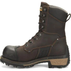 Matterhorn Men's Max 8" Comp Toe WP Logger Work Boot Brown MT2560 -Rocky Store MT2560 Instep