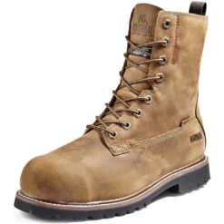 Kodiak Men's Mckinney 8" Comp Toe WP Safety Work Boot -Brown- 4NLSBN -Rocky Store PS KD 4NLSBN 3L