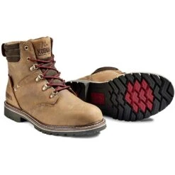 Kodiak Women's Bralorne 6" WP Slip Resist Safety Work Boot -Brown- 4TDSBN -Rocky Store PS KD 4TDSBN P