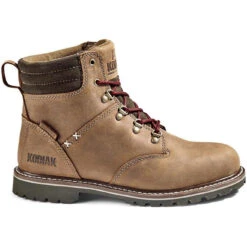 Kodiak Women's Bralorne 6" WP Slip Resist Safety Work Boot -Brown- 4TDSBN -Rocky Store PS KD 4TDSBN R