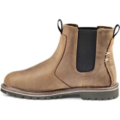 Kodiak Women's Bralorne WP Slip Resist Chelsea Work Boot -Brown- 4TEABN -Rocky Store PS KD 4TEABN L