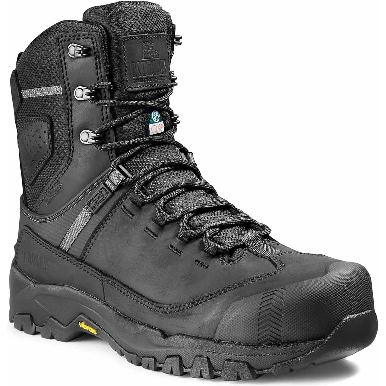 Kodiak Men's Quest Bound 8" Comp Toe WP Safety Work Boot -Black- 4THHBK 3 Kodiak Men's Quest Bound 8" Comp Toe WP Safety Work Boot -Black- 4THHBK