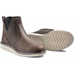 Kodiak Women's Whitton Soft Toe Chelsea Safety Work Boot -Brown- 4THMDB -Rocky Store PS KD 4THMDB P