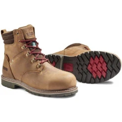 Kodiak Women's Bralorne 6" CT Waterproof Safety Work Boot -Brown- K4TEBN -Rocky Store PS KD K4TEBN P