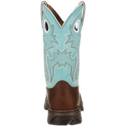 Durango Women's Lady Rebel Square Toe Western Boot - Brown - RD3471 -Rocky Store RD3471 back