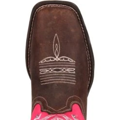 Durango Women's Benefiting Stefanie Spielman Square Toe Western Boot -Rocky Store RD3557 birdseye