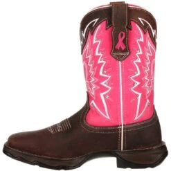 Durango Women's Benefiting Stefanie Spielman Square Toe Western Boot -Rocky Store RD3557 instep profile