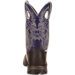 Durango Women's Lady Rebel 10" Square Toe Western Boot- Brown - RD3576 -Rocky Store RD3576 back