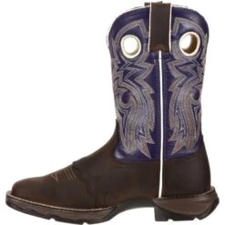 Durango Women's Lady Rebel 10" Square Toe Western Boot- Brown - RD3576 -Rocky Store RD3576 instep profile