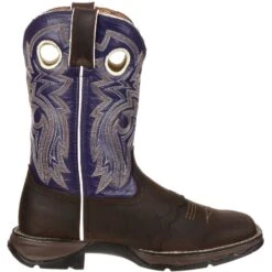 Durango Women's Lady Rebel 10" Square Toe Western Boot- Brown - RD3576 -Rocky Store RD3576 profile