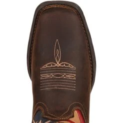 Durango Women's Lady Rebel Patriotic 10" Square Toe Western Flag Boot RD4414 -Rocky Store RD4414 birdseye