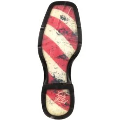 Durango Women's Lady Rebel Patriotic 10" Square Toe Western Flag Boot RD4414 -Rocky Store RD4414 outsole