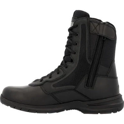 Rocky Men's Cadet 8" Side Zip Public Service Duty Boot -Black- RKD0102 5 Rocky Men's Cadet 8" Side Zip Public Service Duty Boot -Black- RKD0102 - Image 3