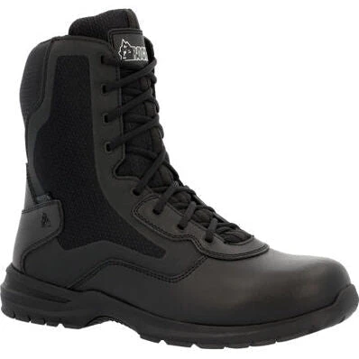 Rocky Men's Cadet 8" Side Zip Public Service Duty Boot -Black- RKD0102 3 Rocky Men's Cadet 8" Side Zip Public Service Duty Boot -Black- RKD0102