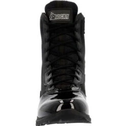 Rocky Men's Cadet 8" Side Zip Public Service Duty Boot -Black- RKD0103 -Rocky Store RKD0103 3 LARGE 20a156b2 f940 4045 837d a46e0d3afc85