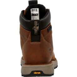 Rocky Women's Legacy 32 6" Comp Toe WP Work Boot - Brown - RKK0350 -Rocky Store RKK0350 back