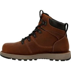 Rocky Women's Legacy 32 6" Comp Toe WP Work Boot - Brown - RKK0350 -Rocky Store RKK0350 instep profile