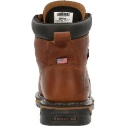 Rocky Men's IronClad 6" Steel Toe WP MG USA Made Work Boot - RKK0362 -Rocky Store RKK0362 back